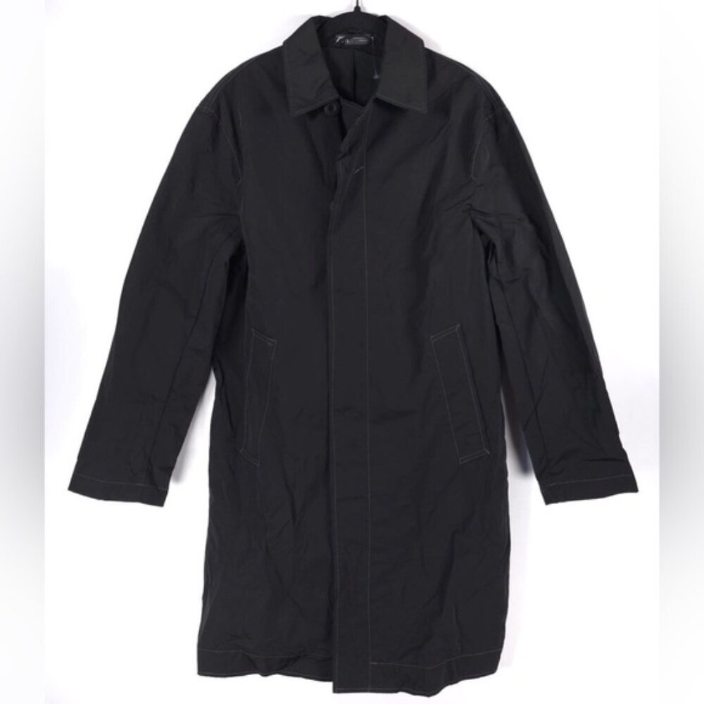 NWOT ZARA Raincoat Jacket Hidden Button Pockets 100% Nylon 9621/857/800 MEDIUM‎
